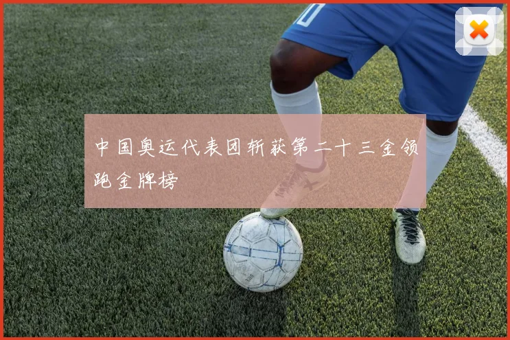 中国奥运代表团斩获第二十三金领跑金牌榜